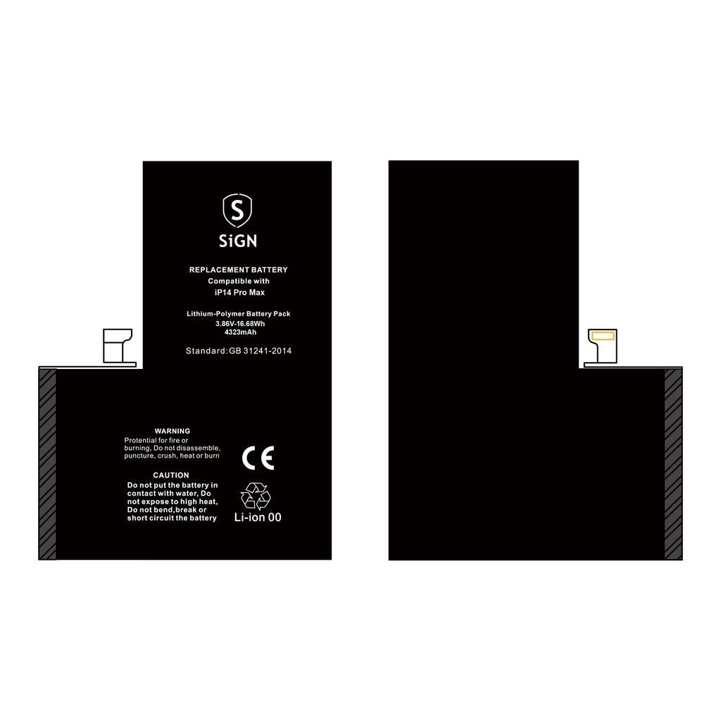iPhone 14 Pro Max Battery without Flex - 4323mAh
