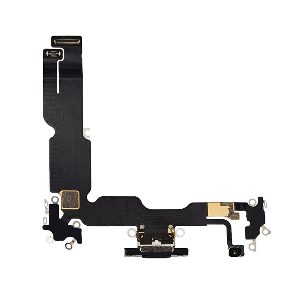 iPhone 15 Plus Original Charging Port Flex Cable - Black