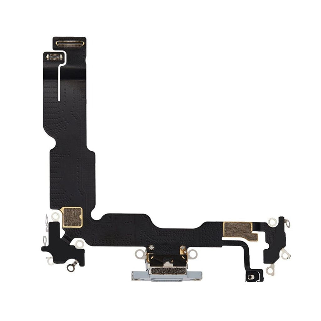 iPhone 15 Plus Original Charging Port Flex Cable - Blue