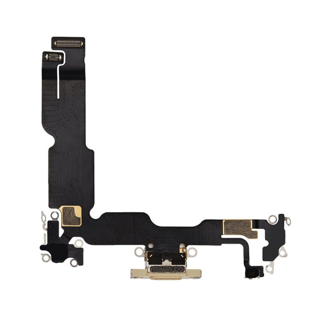 iPhone 15 Plus Original Charging Port Flex Cable - Yellow