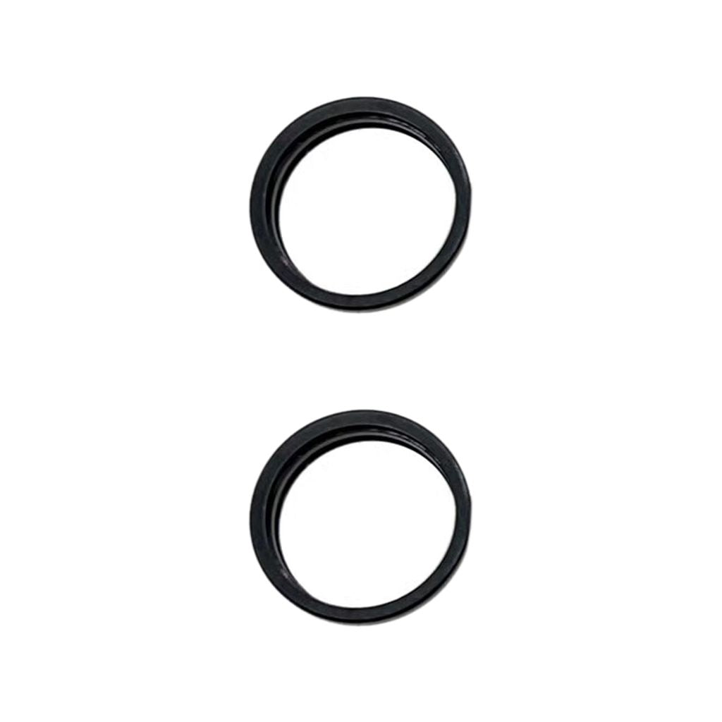 iPhone 15 Pro / 15 Pro Max back camera metal protector ring, 3-pack - Black