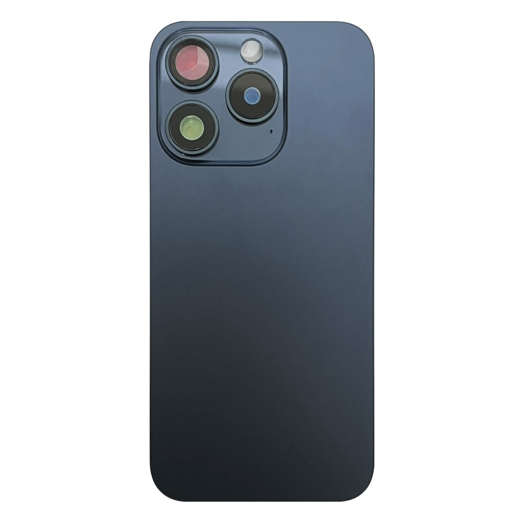 iPhone 15 Pro Back Cover with Small Parts - Blue Titanium