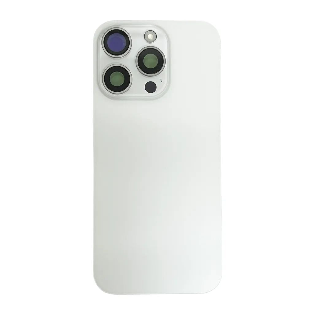 iPhone 15 Pro Max Back Cover with Small Parts - White Titanium