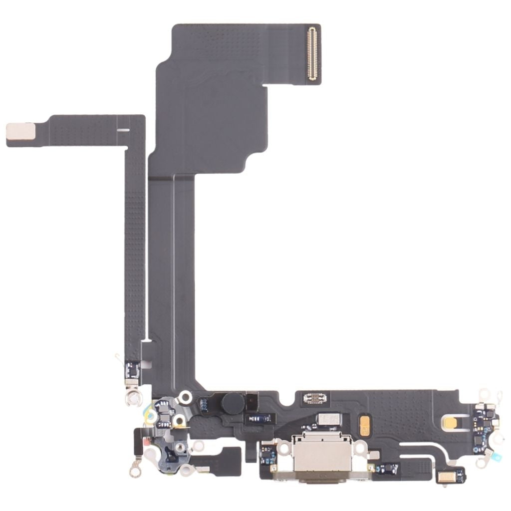 iPhone 15 Pro Max Original Charging Port Flex Cable - Titanium Color