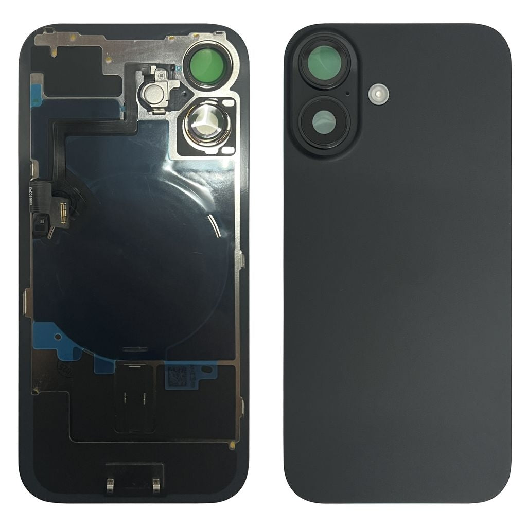 iPhone 16 Back Cover with Small Parts - Black