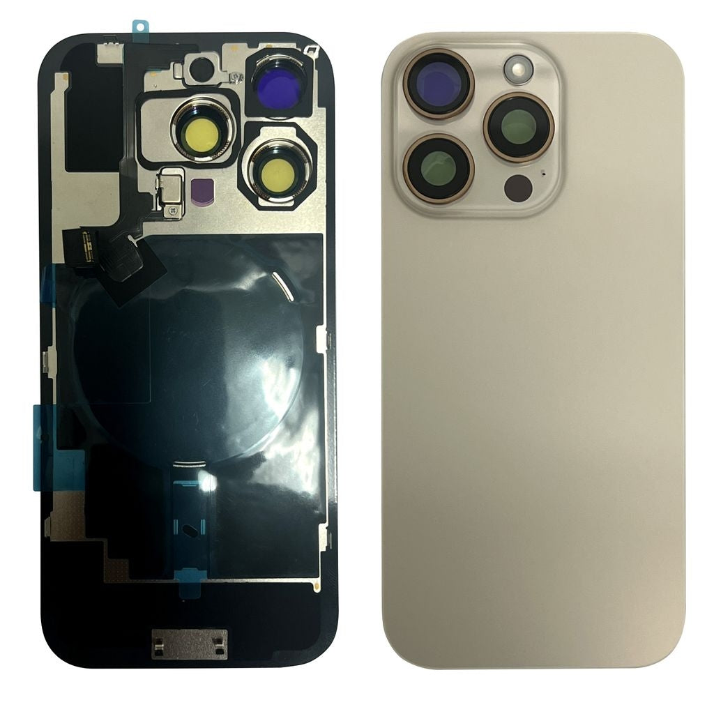 iPhone 16 Pro Back Cover with Small Parts - Desert Titanium