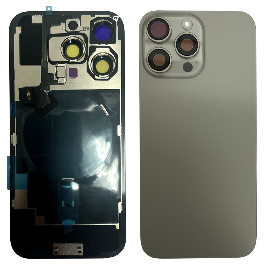 iPhone 16 Pro Back Cover with Small Parts - Natural Titanium
