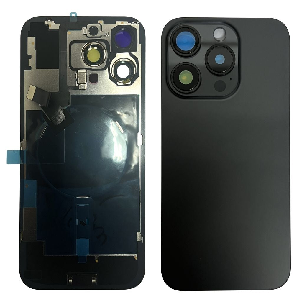 iPhone 16 Pro Max Back Cover with Small Parts - Black Titanium