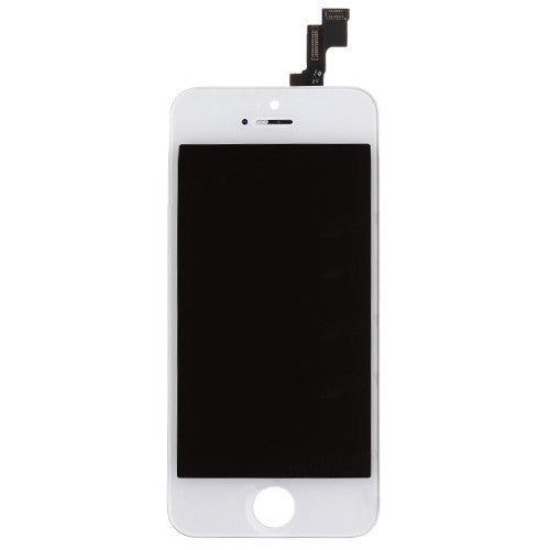 iPhone 5S/SE Display Glass with LCD - White