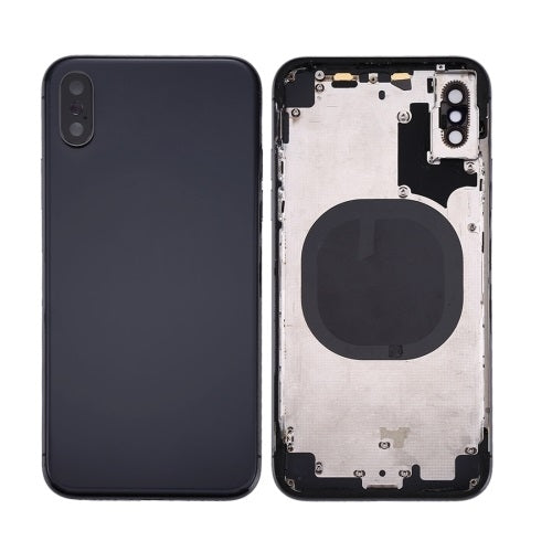 iPhone X Back & Frame - Black