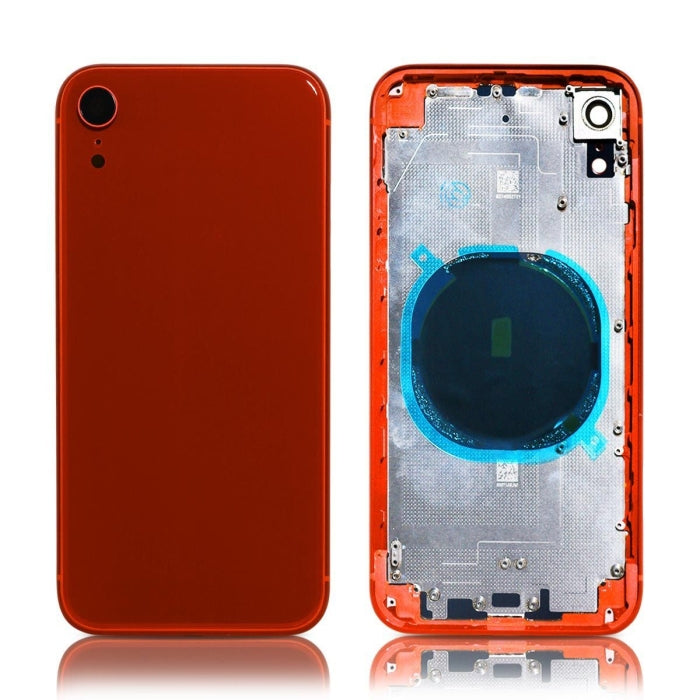 iPhone XR Complete Glass Back with Frame - Red