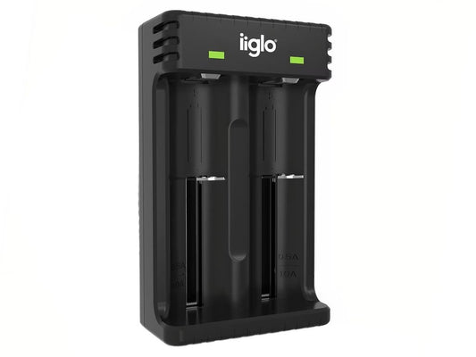 iiglo Universal Battery Charger for AA / AAA / AAAA / C / SC batteries