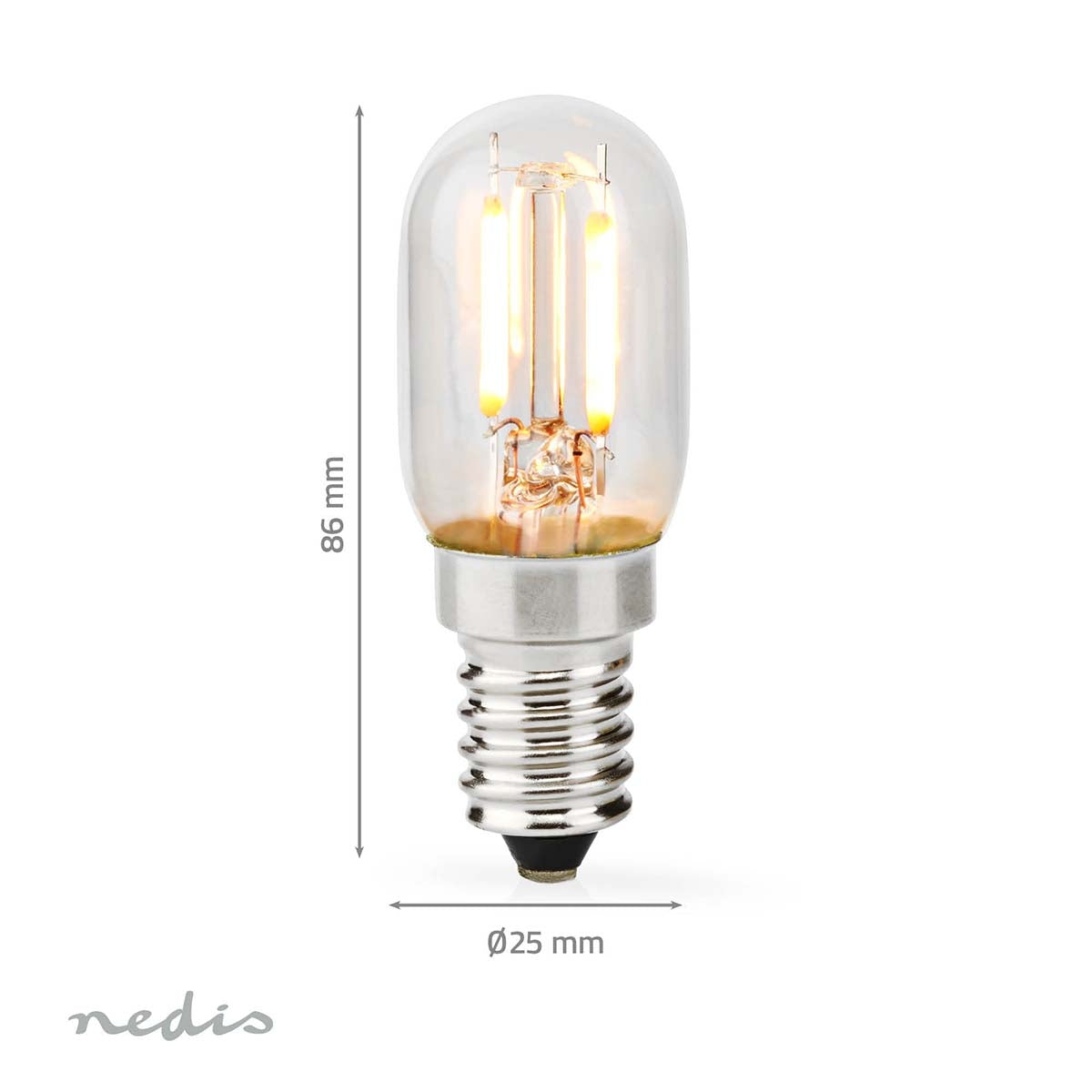 lamp for cooker hood | LEDs | E14 | 2 W| T25