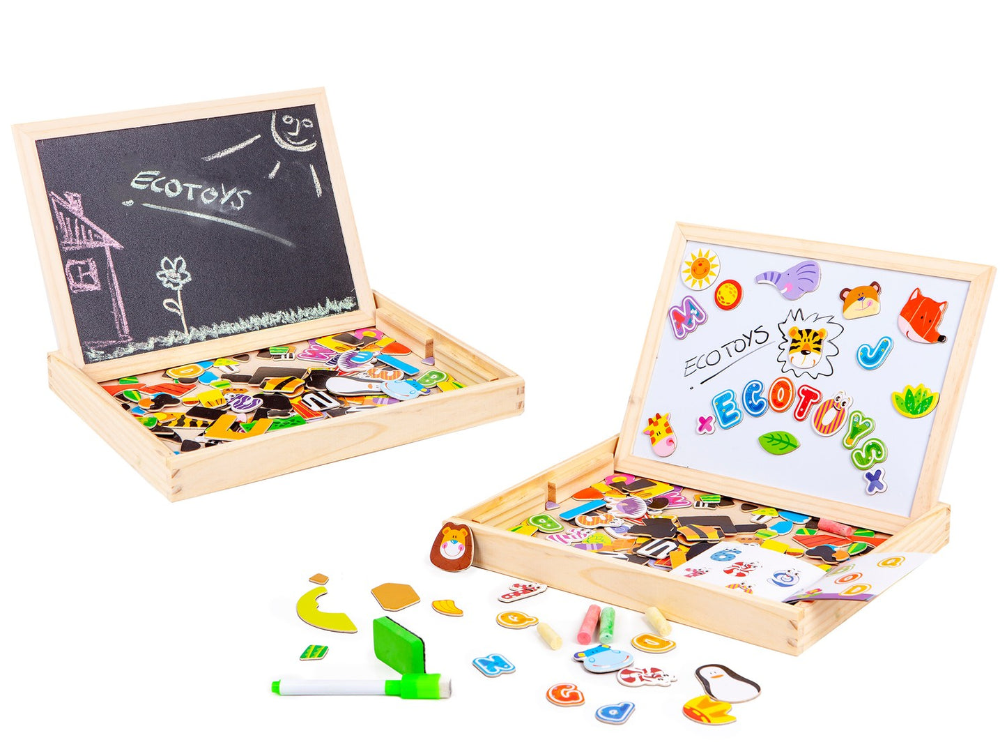 large educational multifunctional magnetic board Ecotoys