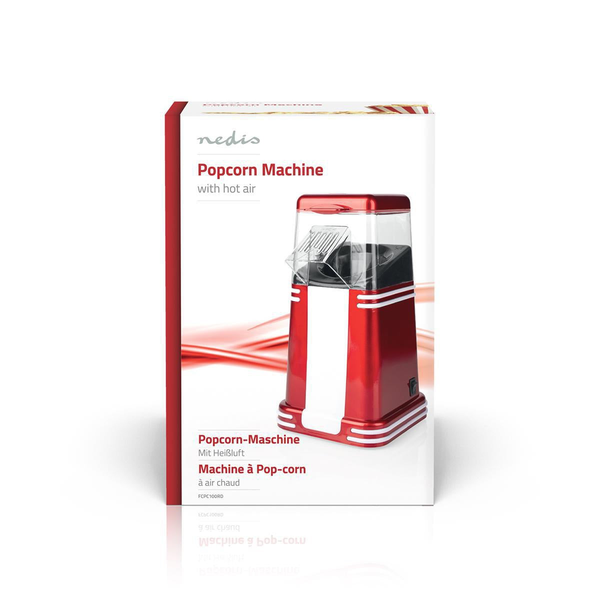 popcorn machine | 1200 W | 2 - 4 min | Red-white