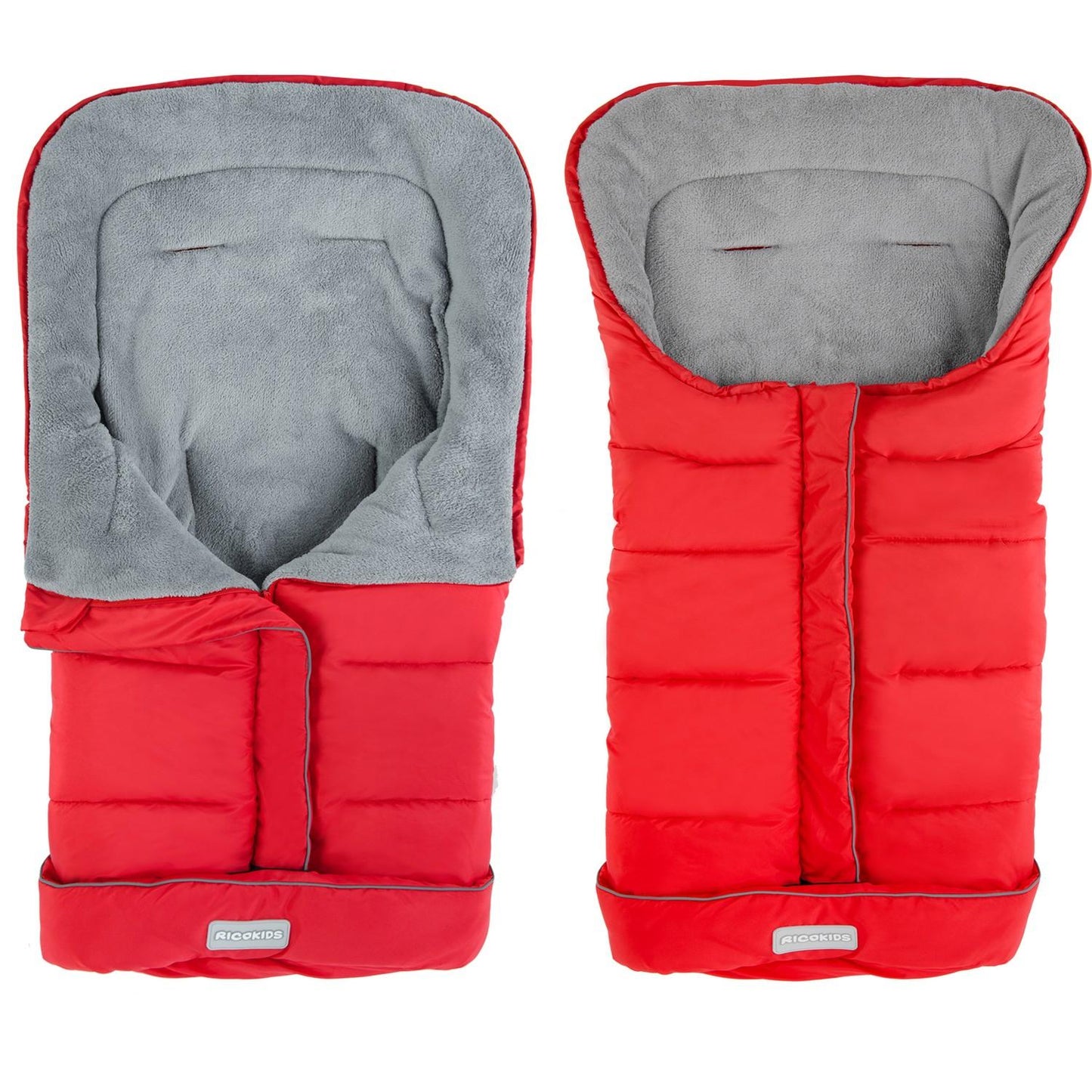 sleeping bag for stroller, sled 96 x 45 cm Ricokids Drimi red