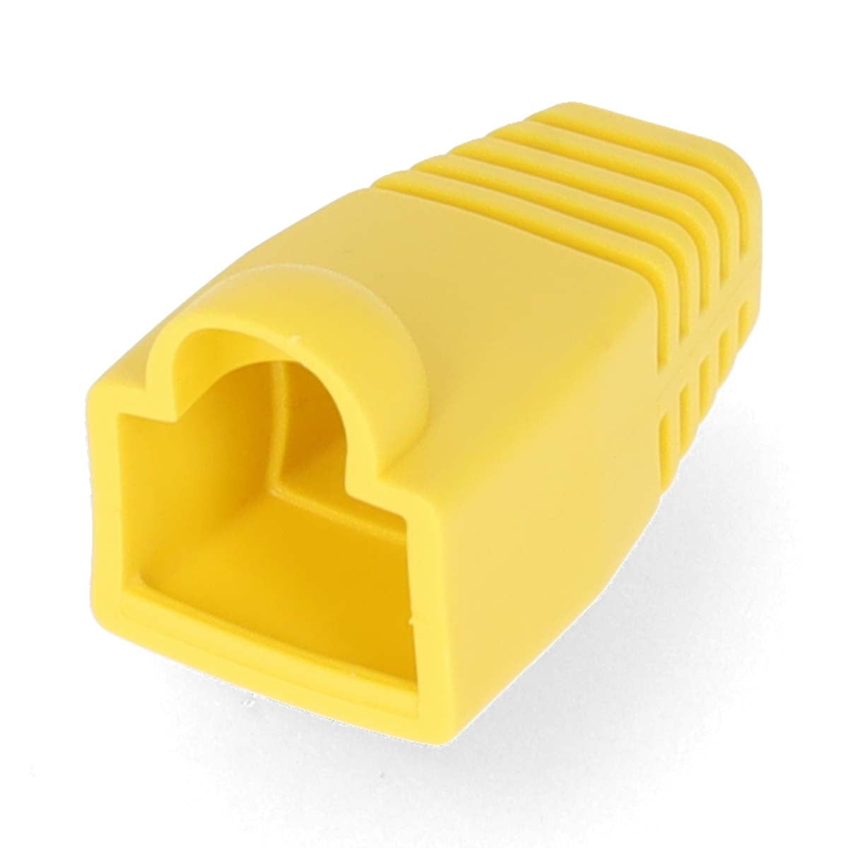 strain relief sleeve | RJ45 | PVC | Yellow | Plastic bag | 10 pieces.