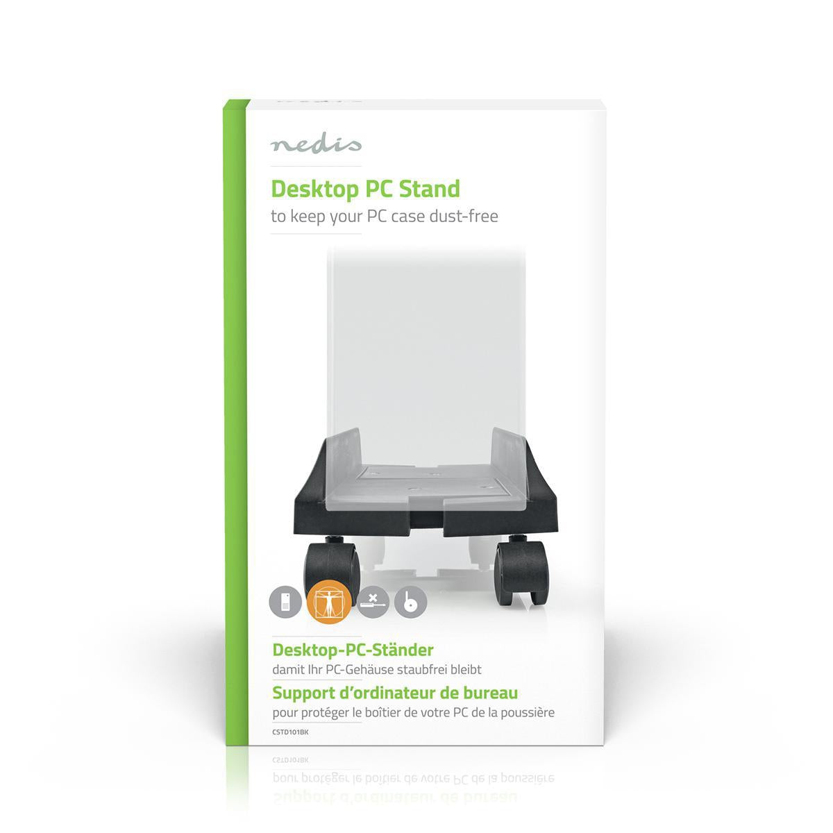 table stand | Fully Adjustable / Adjustable Width | 14.5 - 24.2 cm | 20 kg | Metal / Plastic | Black