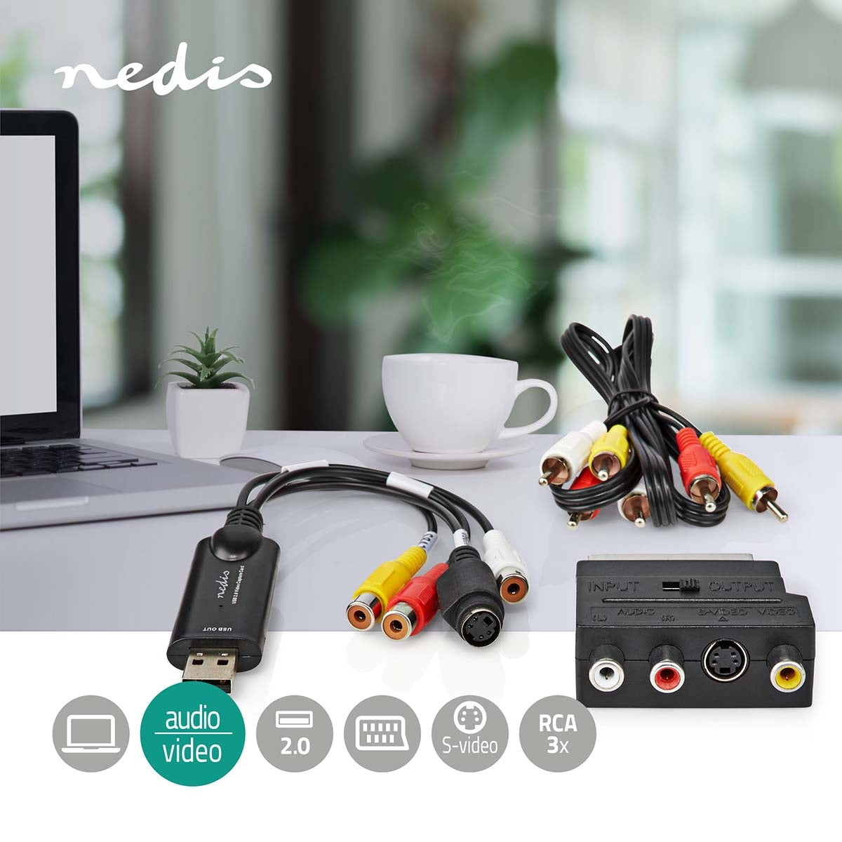 video Guys | USB 2.0 | 480p | A / V cable / Scart